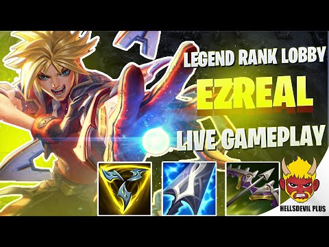 Ezreal vs FULL Legend Rank Lobby! - Wild Rift HellsDevil Plus Gameplay
