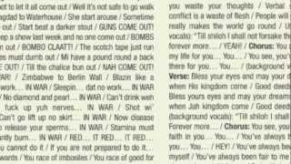 HQ - Confrontation - Damian "Jr.Gong" Marley w/ ONSCREEN LYRICS - HQ