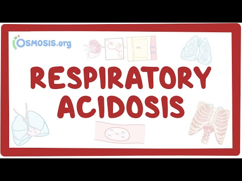 Respiratory acidosis - causes, symptoms, diagnosis, treatment, pathology