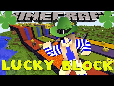 Minecraft-Lucky Block Race-LUCKY BLOCK MADNESS!!