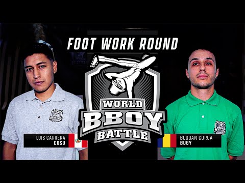 Bboy Dosu vs Bboy Bugy - Footwork Round [2022 World Bboy Battle Championships]