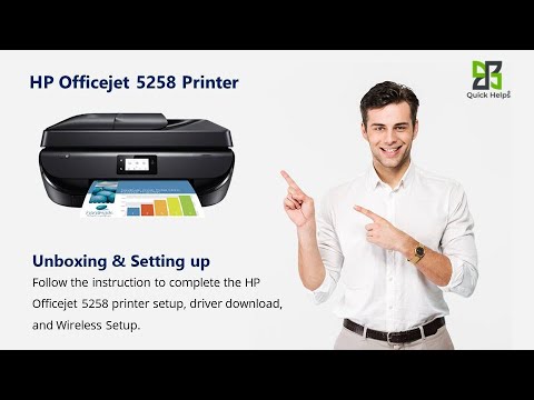 Thumbnail for HP Officejet 5258 Printer Setup | Unbox HP Officejet 5258 Printer | Wi-Fi Setup