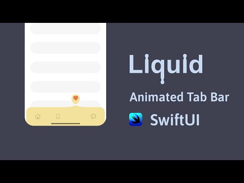[SwiftUI] Liquid Animated Tab Bar in SwiftUI