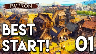 Patron Medieval City Builder Game Lets Play - Episode 1