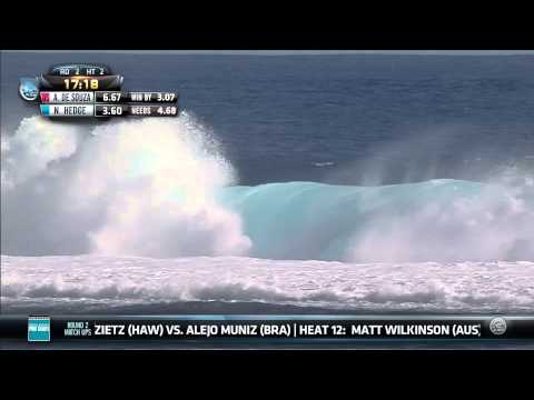 Adriano De Souza vs. Nathan Hedge - 2014 Billabong Pro Tahiti