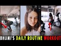 Workout Is Must ! Bhumi Pednekar's Daily Routine Gym Workout At Home During Lockdown.