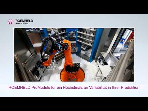 ROEMHELD überrascht auf der EMO Hannover 2019 mit ProModul Roboterzelle!