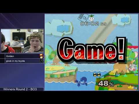 SSS 12.2 SSBM - glock in my toyota (Mr. Game & Watch) vs. Golden (C. Falcon) - Melee WQF