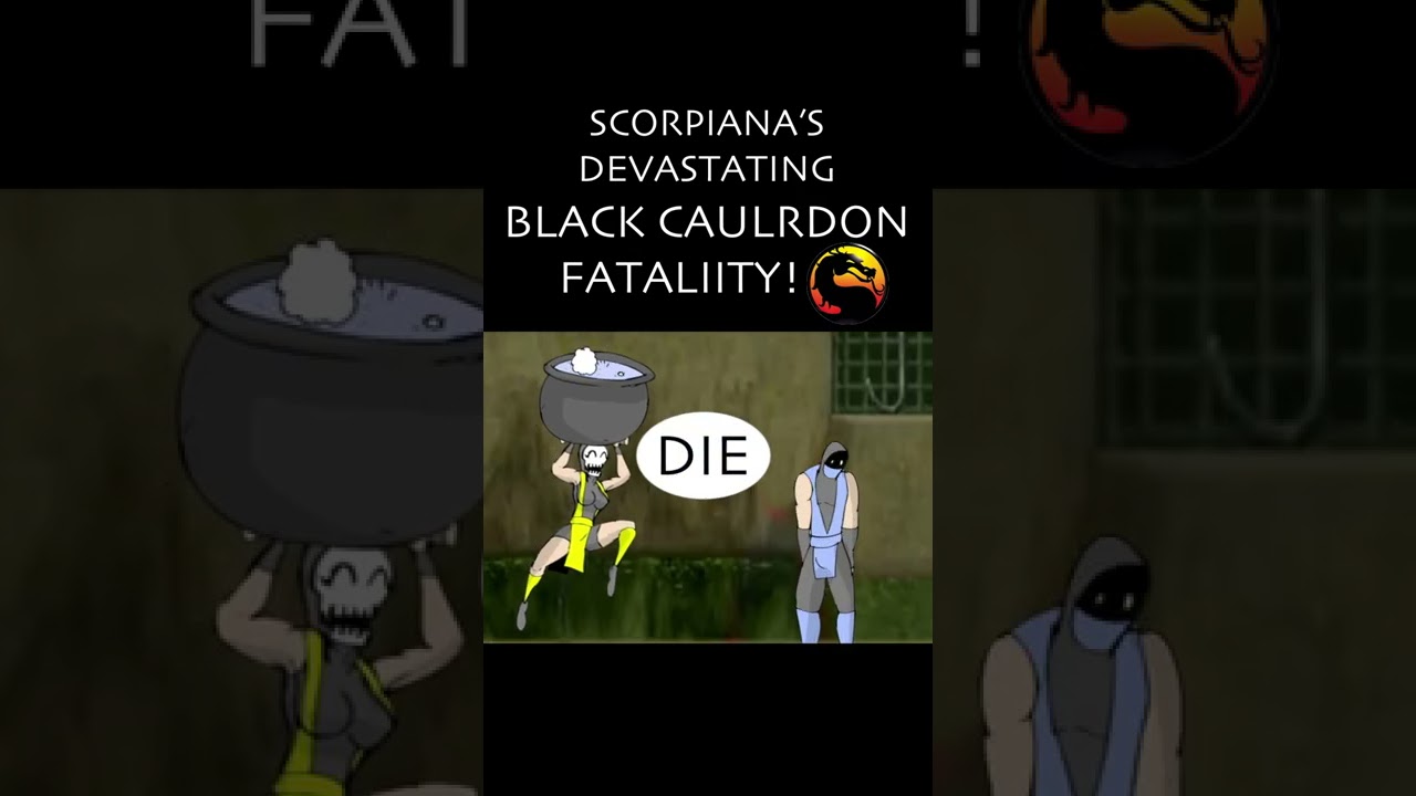 Female Scorpion's FATALITY! The BLACK CAULDRON! #mortalkombat #mk #shorts