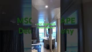 MSC Seascape Deluxe Balcony cabin deck 14 #cruisetour #travel #cruiseship #msccruises