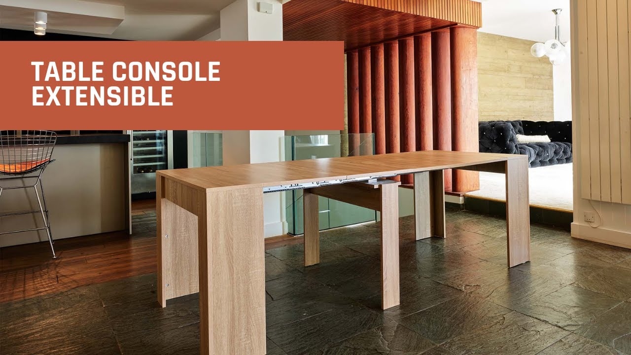 Table console extensible Obrero