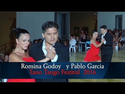  Pablo Garcìa  and  Romina Godoy  are  dancing  at  Tano Tango Festival  in  2016