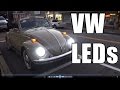Classic VW BuGs How to Install LED Headlight Lighting Review Vintage Beetle Car
