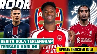 Download lagu Latest Football News Today - Arsenal Sign Vinicius, Barcola to Liverpool, PSG Hijack Rodri mp3