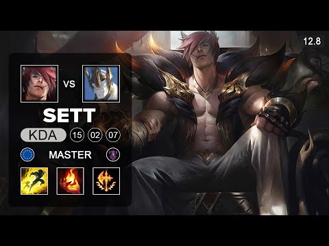 Sett vs Galio Mid - EUW Master - Patch 12.8 Season 12