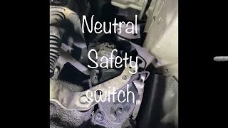 “MadMax” 2001 Maxima Neutral Safety Switch Adjustment