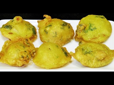 Aloo Pakoda | Aloo Pakora Recipes - How to make Aloo Pakora by madhurasRecipe Video
