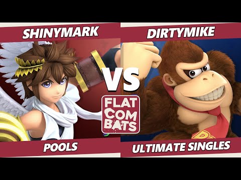 Flat Combats 2 Pools - ShinyMark (Pit) Vs. DirtyMike (Donkey Kong) SSBU Smash Ultimate