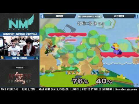 NMG Weekly [6/6/17] - Slop (Fox) vs. Ferocitii (Peach) - SSBM - Top 8 Losers Qualifier