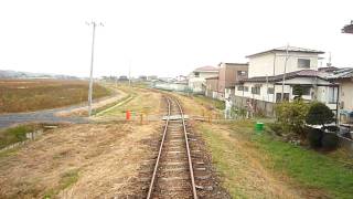 preview picture of video '復活！！くりはら田園鉄道若柳駅試乗会（１）'