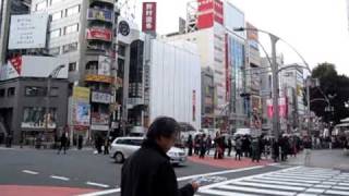 東京で地震 に遭う