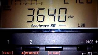 preview picture of video 'Pirat  3640 kHz LSB'