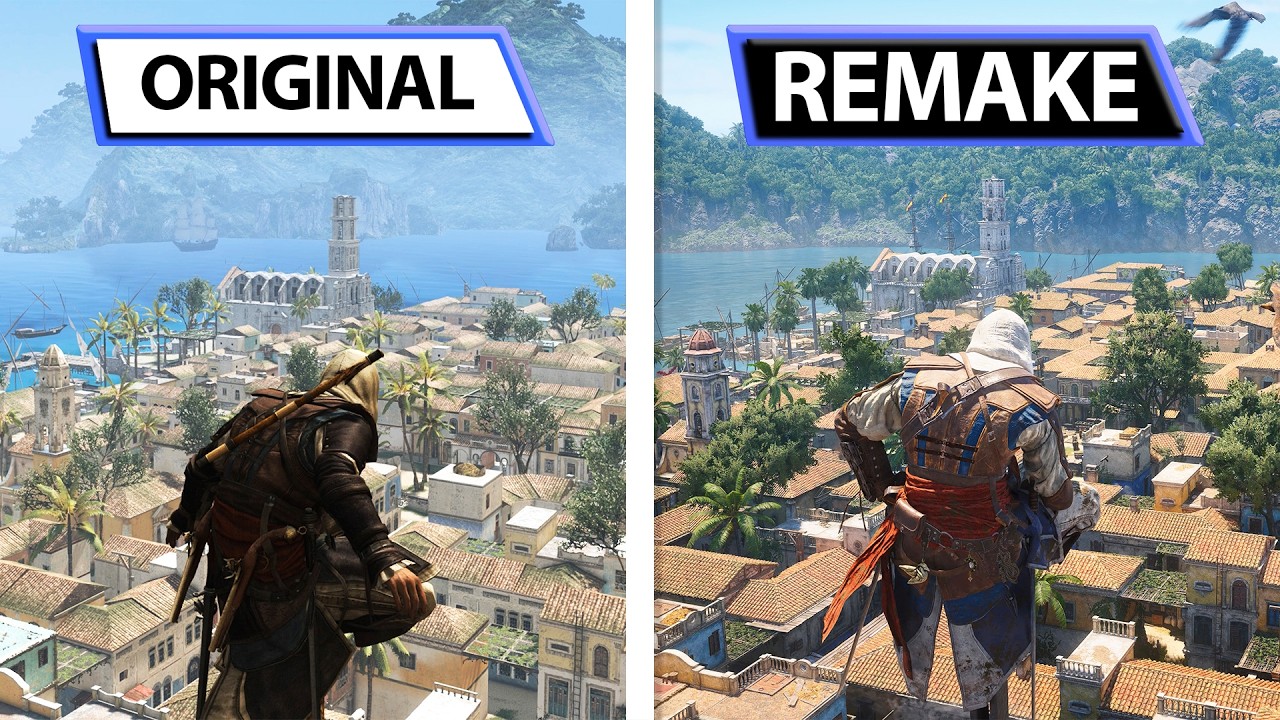 Assassin's Creed Black Flag Resynced | Original VS Remake | Final Graphics Comparison