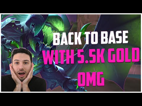 BACK TO BASE WITH 5.5K GOLD OMG! MARTICHORAS RANKED SMITE S10