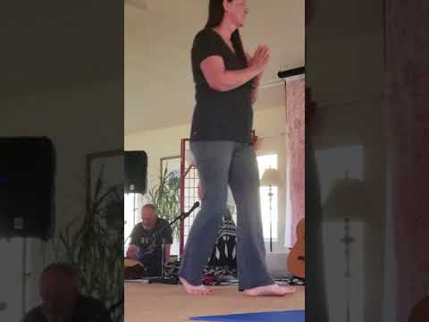 Ajeet Kaur sharing Sacred Sound Current with Bansuri Devote Simrit Gian Singh