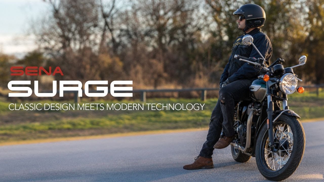 Sena Surge | Vintage-Style Intercom Smart Helmet