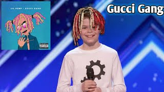 Kid dances to Gucci Gang on America's got talent!