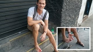 DANGEROUS Sidewalks in Santiago! - YouTube