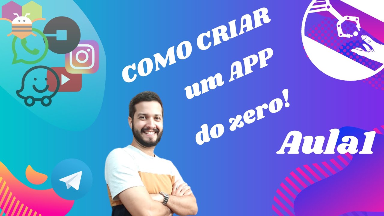 COMO CRIAR UM APP DO ZERO COM O APPINVENTOR (AULA 1)