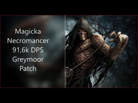 Magicka Necromancer Parse 91,6k DPS, Greymoor Patch