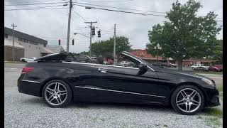 2015 Mercedes-Benz E 400 Cabriolet Top Operation