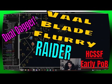 HCSSF Vaal Blade Flurry Dual Dagger Raider! [PoE 3.20 Forbidden Sanctum]