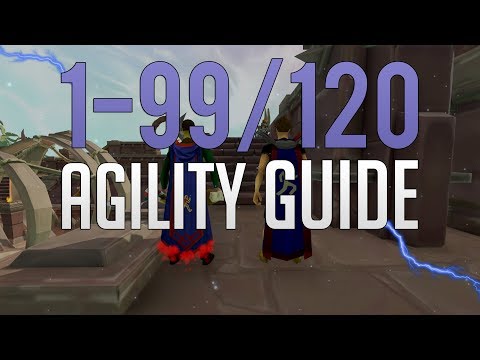 Part of a video titled Runescape 3 | 1-99/120 Agility guide 2020 - YouTube