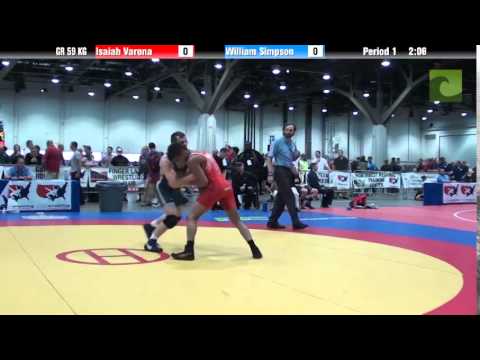 Greco GR 59 KG - Isaiah Varona vs. William Simpson