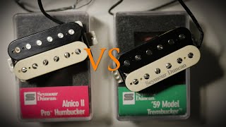 Video thumbnail for Seymour Duncan Alnico 2 Pro VS Trembucker 59' (Fender Strat HSS) by LucasZ  Guitar