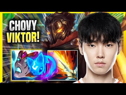 CHOVY PERFECT FAME WITH VIKTOR! - GEN Chovy Plays Viktor MID vs Akshan! | Season 2022