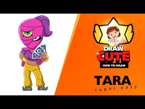 How to draw Tara | Brawl Stars super easy drawing tutorial