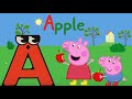 ABC Phonics Song Toddler Learning Video Songs Peppa Pig A For Apple Learn Phonics Sounds