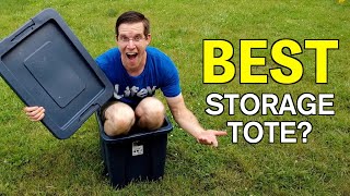 BEST STORAGE TOTE on AMAZON! My Review of the Sterilite Tuff1 Heavy Duty Storage Tote