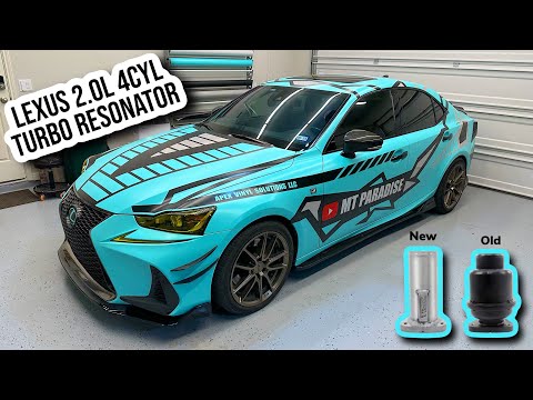 How To Replace Lexus Turbo Resonator. 2.0L Turbo 4Cyl