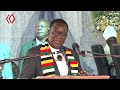 President Mnangagwa spoke about Robert Mugabe and discrimination within the Roman Catholic Church.