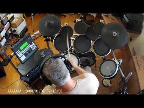 Drumshticks playing drums to Kinda Churchy