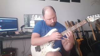 Impellitteri - Hold the line Guitar solo #Impellitteri #ibanez