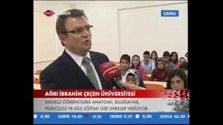 TRT Gündem   Ağrı İbrahim Çeçen Üniversitesi Engelli Bakım Bölümü