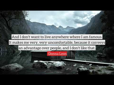 Donna Leon top Quotes, best quotes from Donna Leon