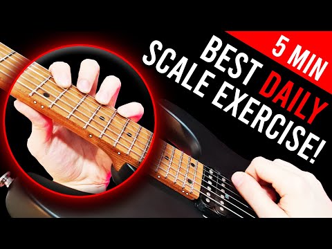The MOST Important Daily Scale EXERCISE! | (5 MIN Workout + Tabs)